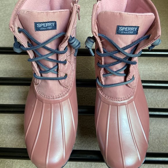 SPERRY Other - SPERRY Girl Saltwater Duck Boots -  NEW NWOB